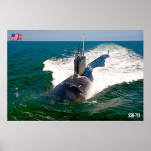 SCHNELLER ANGRIFF UNTERMARINE - SSN-781 POSTER