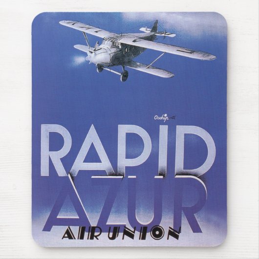 Schneller Azur Mousepad (Vorne)