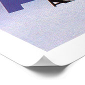 Schneller Azur Poster (Ecke)