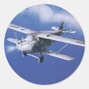 Schneller Azur Runder Aufkleber