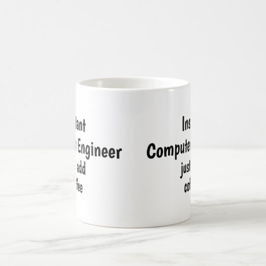 Schneller Computeringenieur-Kostenvoranschlag für  Kaffeetasse (Mittel)