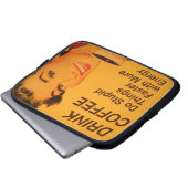 Schneller Dinge tun Laptopschutzhülle (Vorne Knopf)