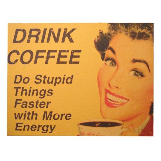 Schneller Dinge tun Notizblock (Vorderseite)