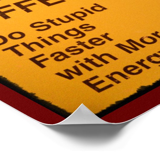 Schneller Dinge tun Poster (Ecke)