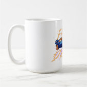 SCHNELLER FAHRER - blaue KAFFEETASSE (Links)