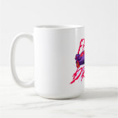 Schneller Fahrer - lila KAFFEETASSE (Links)