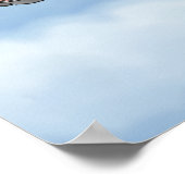 Schneller Jetpack-Flug des Nilpferds Poster (Ecke)