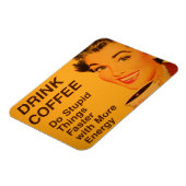 Schneller Kaffee machen Stupid Magnet (Linke Seite)