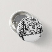 Schneller KARL Nachdenklicher Roboter Button (Vorne & Hinten)