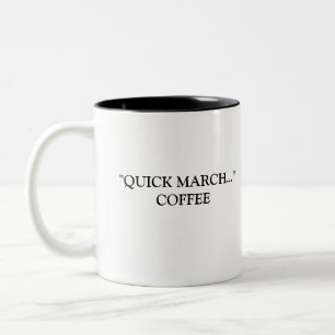 "SCHNELLER MÄRZ…" KAFFEE ZWEIFARBIGE TASSE