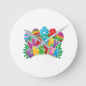 ***SCHNELLER OSTERE EIER *** RUNDE WANDUHR (Vorderseite)