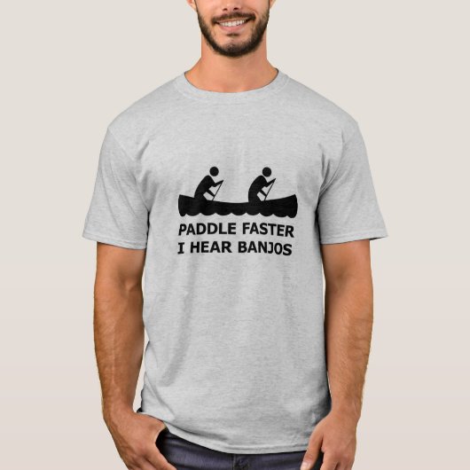 schneller paddeln T-Shirt (Vorderseite)