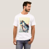 Schneller Pferdecowboy T-Shirt (Vorne ganz)