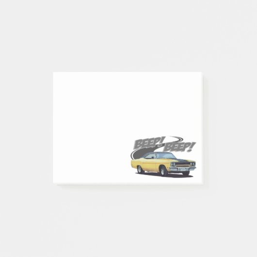 Schneller Roadrunner Post-it Klebezettel (Vorderseite)