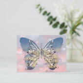 Schneller Schmetterling Postkarte (Stehend Vorderseite)