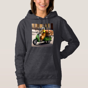 Schneller Service: Erdmännchen liefert Pizza im Tu Hoodie