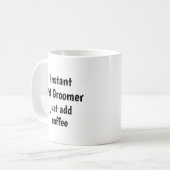 Schneller Tee-Groomer-Teekonzept Kaffeetasse (Vorderseite Links)