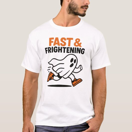 Schneller und beängstigender Halloween-T - Shirt (Vorderseite)