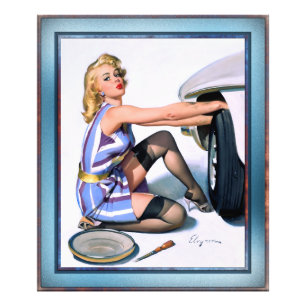 Schneller Wechsel von Gil Elvgren Fotodruck