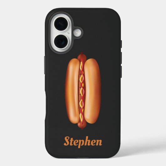 Schnellere Darstellung von Hot Dog mit Individuell Case-Mate iPhone Hülle (Rückseite)