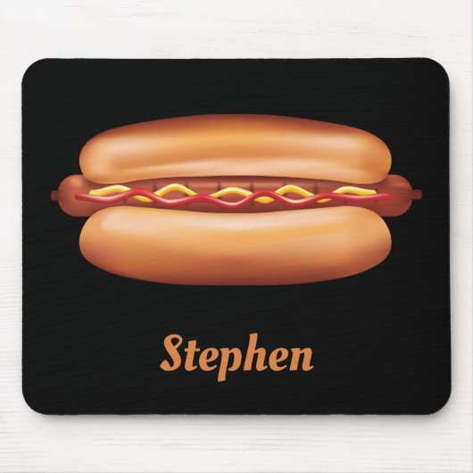 Schnellere Darstellung von Hot Dog mit Individuell Mousepad (Vorne)