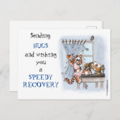 Schnellere Erholung (Kinder/Erwachsene) nach der P Postkarte (Vorne/Hinten)