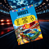 Schnellere Fahrt in den Spaß Custom Race Cars Gebu Einladung