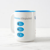 Schnellere Funktionen von Coffein Holster Zweifarbige Tasse (Vorderseite Links)