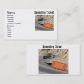 Schnellere Polizeiwagen erhalten den Ticket CUSTOM (Vorne/Hinten)