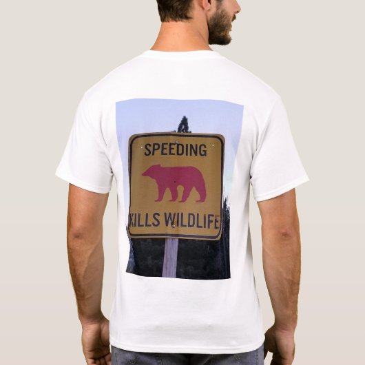 Schnellere Todesfälle bei Wildtieren T-Shirt (Rückseite)