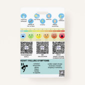 Schnelles Abzeichen-Buddy für Hospice Nurses Ausweis (Rückseite)