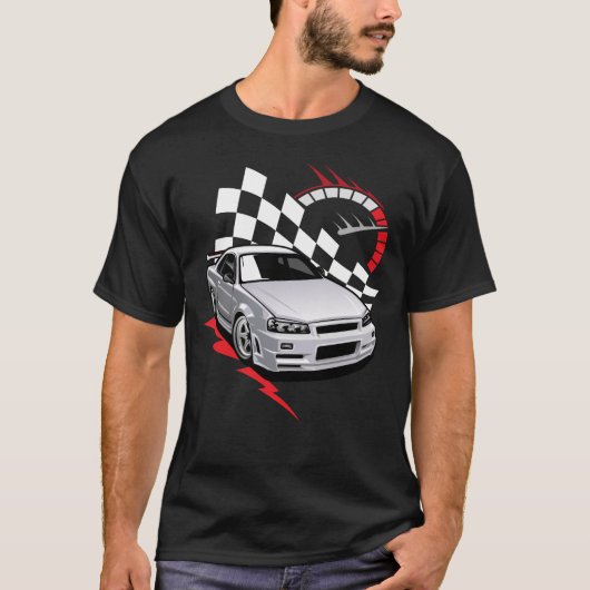 Schnelles Auto T-Shirt (Vorderseite)