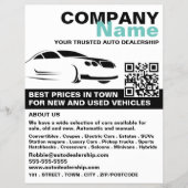 Schnelles Autologo, Werbung für den Vertrieb von A Flyer (Vorne)