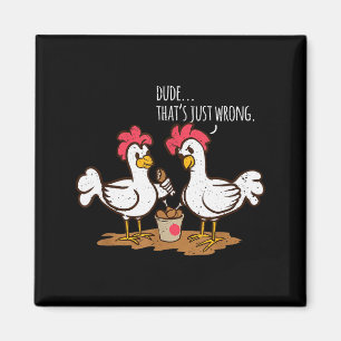 Schnelles Essen Chicken Wings Lustig Tiefgefrorene Magnet