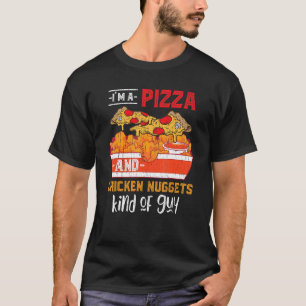 Schnelles Essen Pizza Chicken Nuggets Foodie Chic T-Shirt