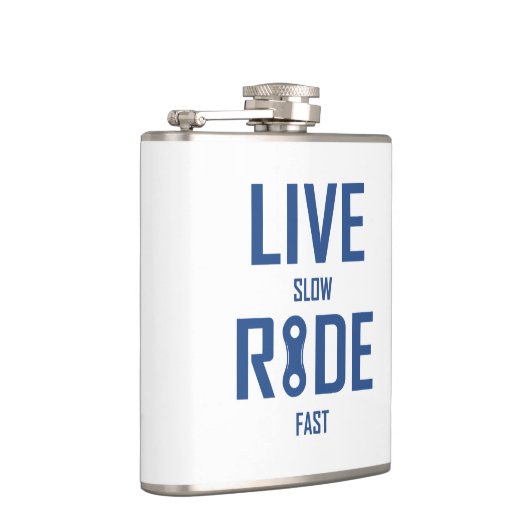 Schnelles Fahren mit Live Slow Ride Flachmann (Rechts)