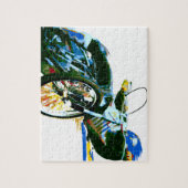 Schnelles fantastisches Speedway-Motorrad Puzzle (Vertikal)