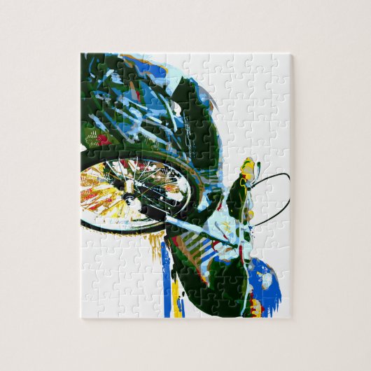 Schnelles fantastisches Speedway-Motorrad Puzzle (Vertikal)