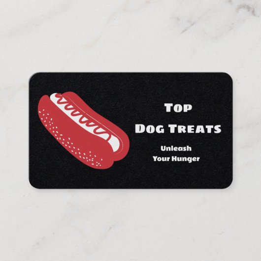 Schnelles Futter für Hunde Visitenkarte (Vorderseite)