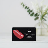 Schnelles Futter für Hunde Visitenkarte (Stehend Vorderseite)