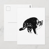 Schnelles Hallo, Tabby Postkarte (Vorne/Hinten)