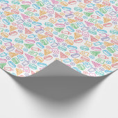 Schnelles Lebensmittelmuster Geschenkpapier (Ecke)