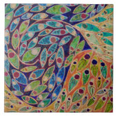 "Schnelles Schongebiet" (Malerei) Fliese (Vorderseite)