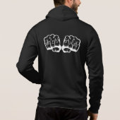 Schnelles schwarzes Hemd Hoodie (Rückseite)