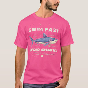 Schnelles Schwimmen vermeiden Haie TShirt
