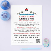 Schnelles Schwimmsymbol, Schwimmen Lektion Werbung Flyer (Einzeln)