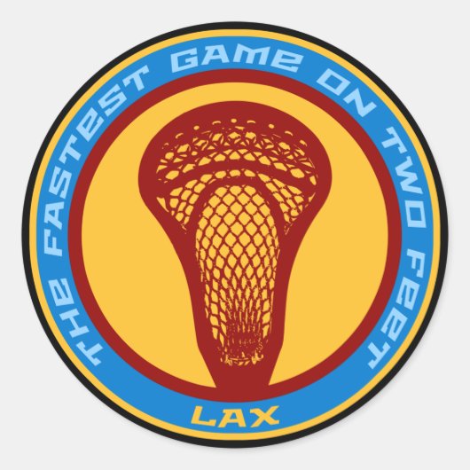 Schnelles Spiel Runder Aufkleber (Vorderseite)