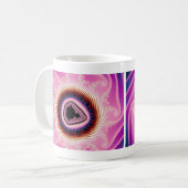 Schnelles Spinning - Fraktal-Tasse Kaffeetasse (Vorderseite Links)