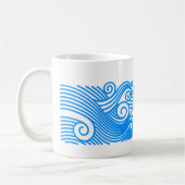 Schnelles Surfen im Wasser Kaffeetasse (Links)