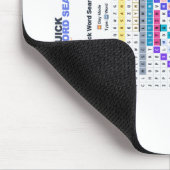 Schnelles Wortsuchrätsel-Mauspad Tag-Modus Mousepad (Ecke)